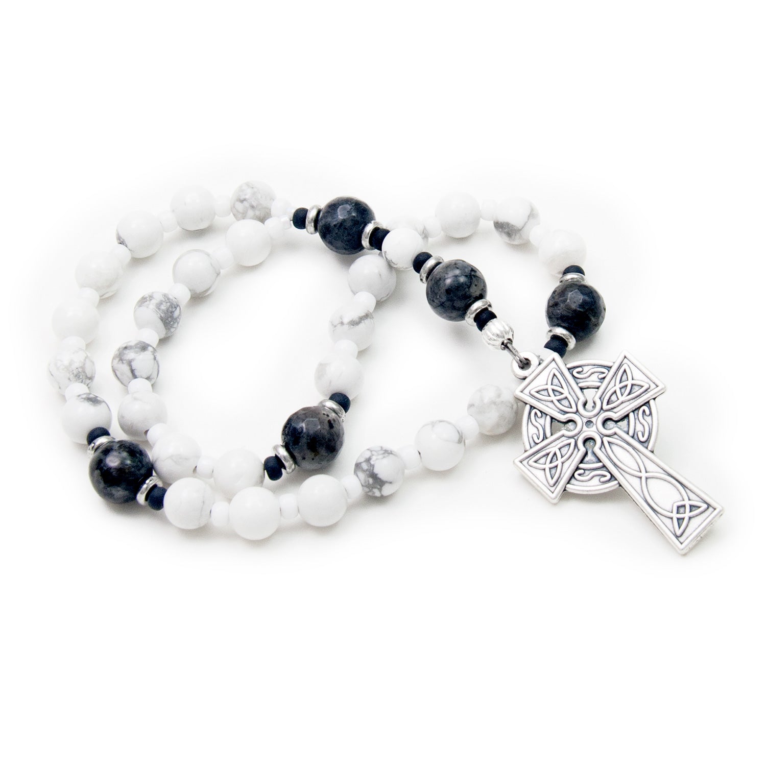 Howlite Anglican Rosary