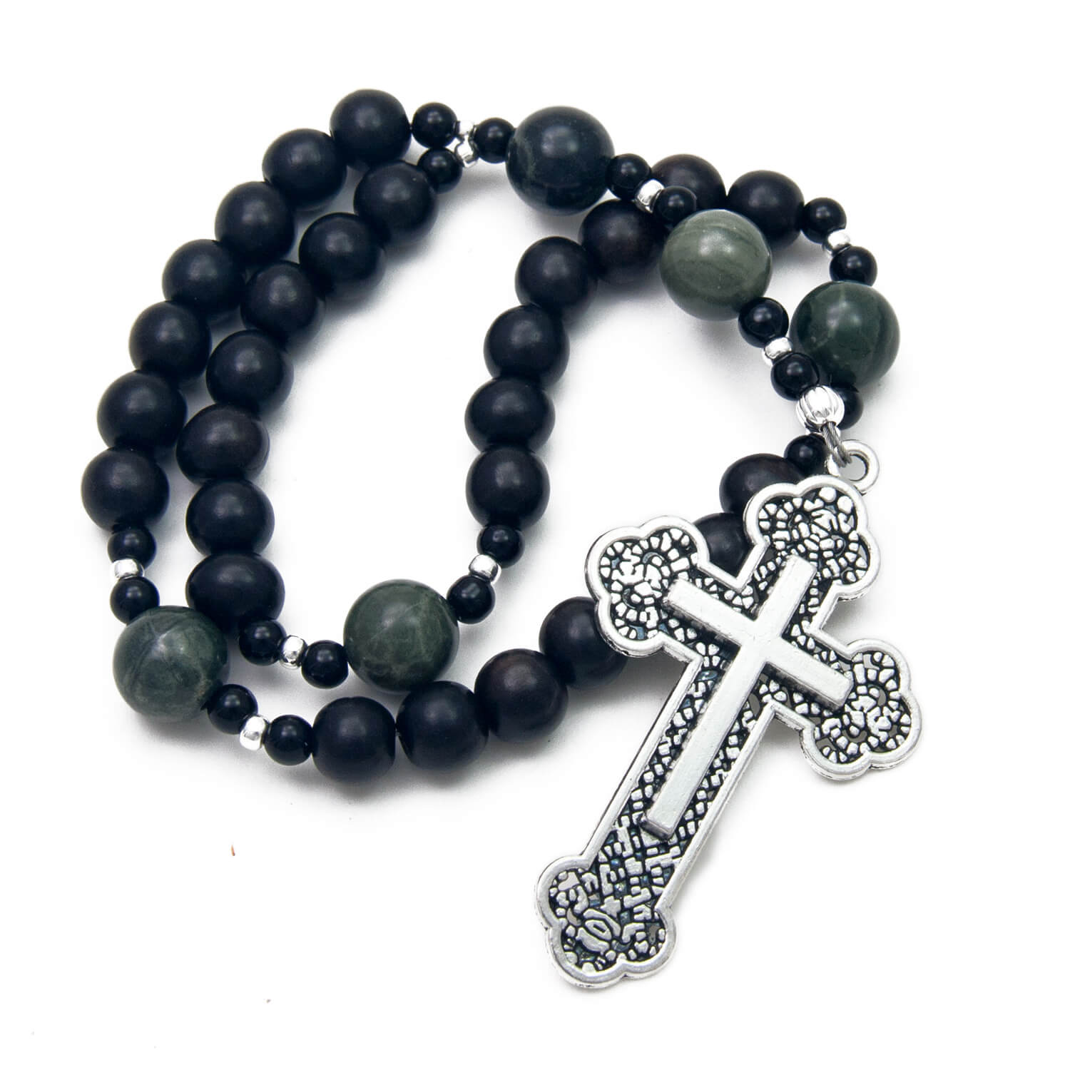Ebony & Jasper Prayer Beads (8MM)