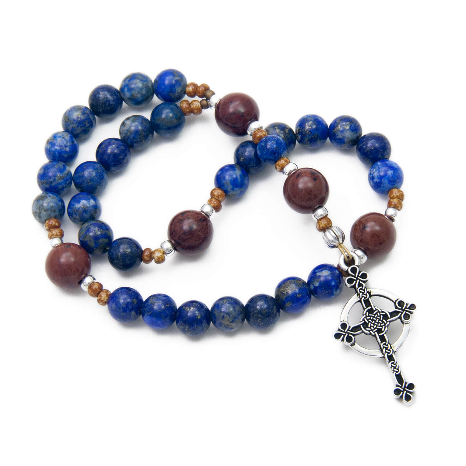 Lapis Lazuli Anglican Prayer Beads