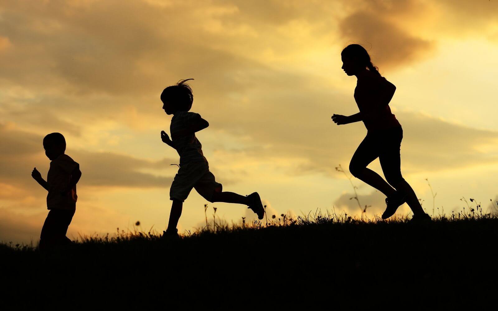 Children Running