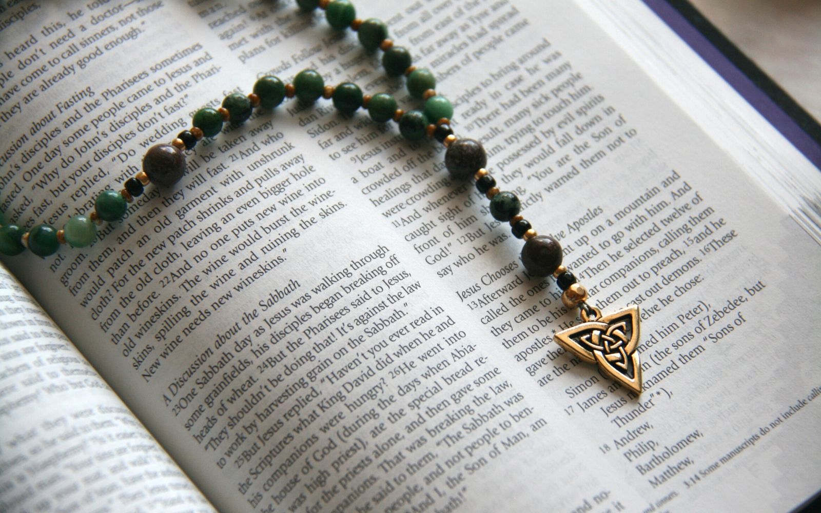 Trinity Knot Prayer Beads by Unspoken Elements