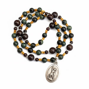 Chaplet of St. Michael Rosary - Green