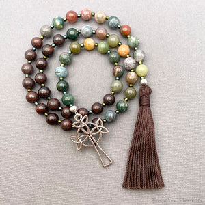 Paternoster Prayer Beads - Agate & Jasper