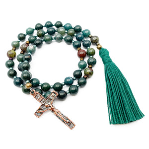 Paternoster Prayer Chaplet - Bloodstone
