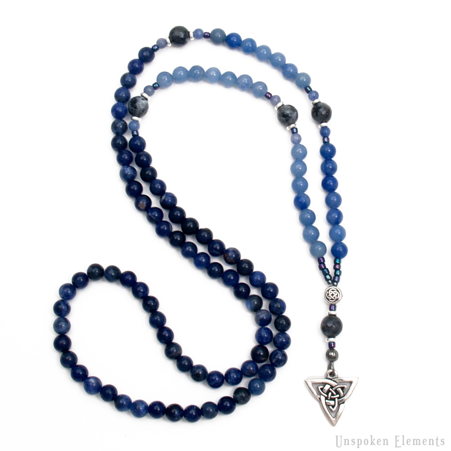 Triquetra Prayer Necklace by Unspoken Elements
