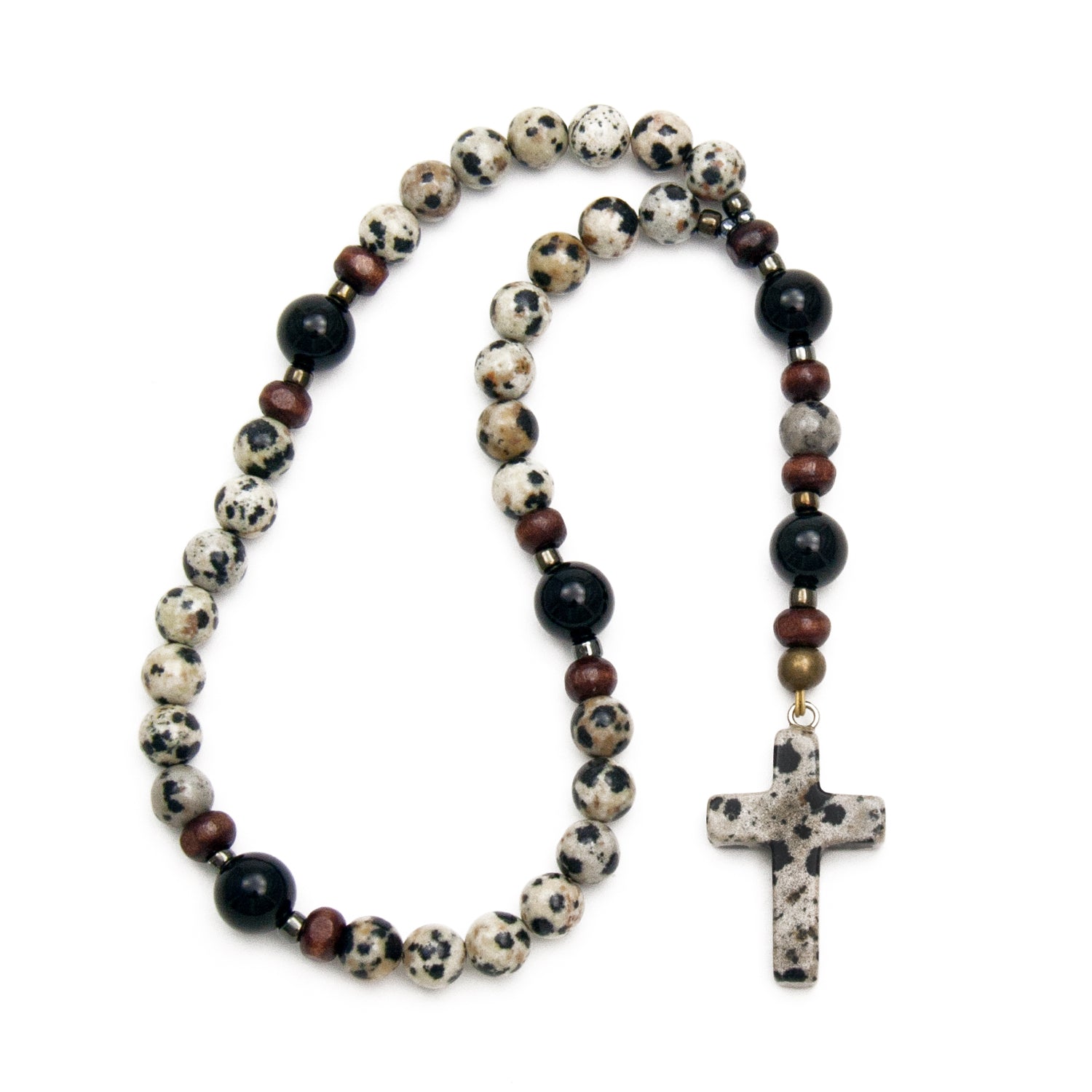 Dalmatian Jasper Anglican Prayer Beads