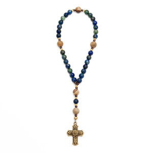 Azurite / Lapis Lazuli Anglican Prayer Beads