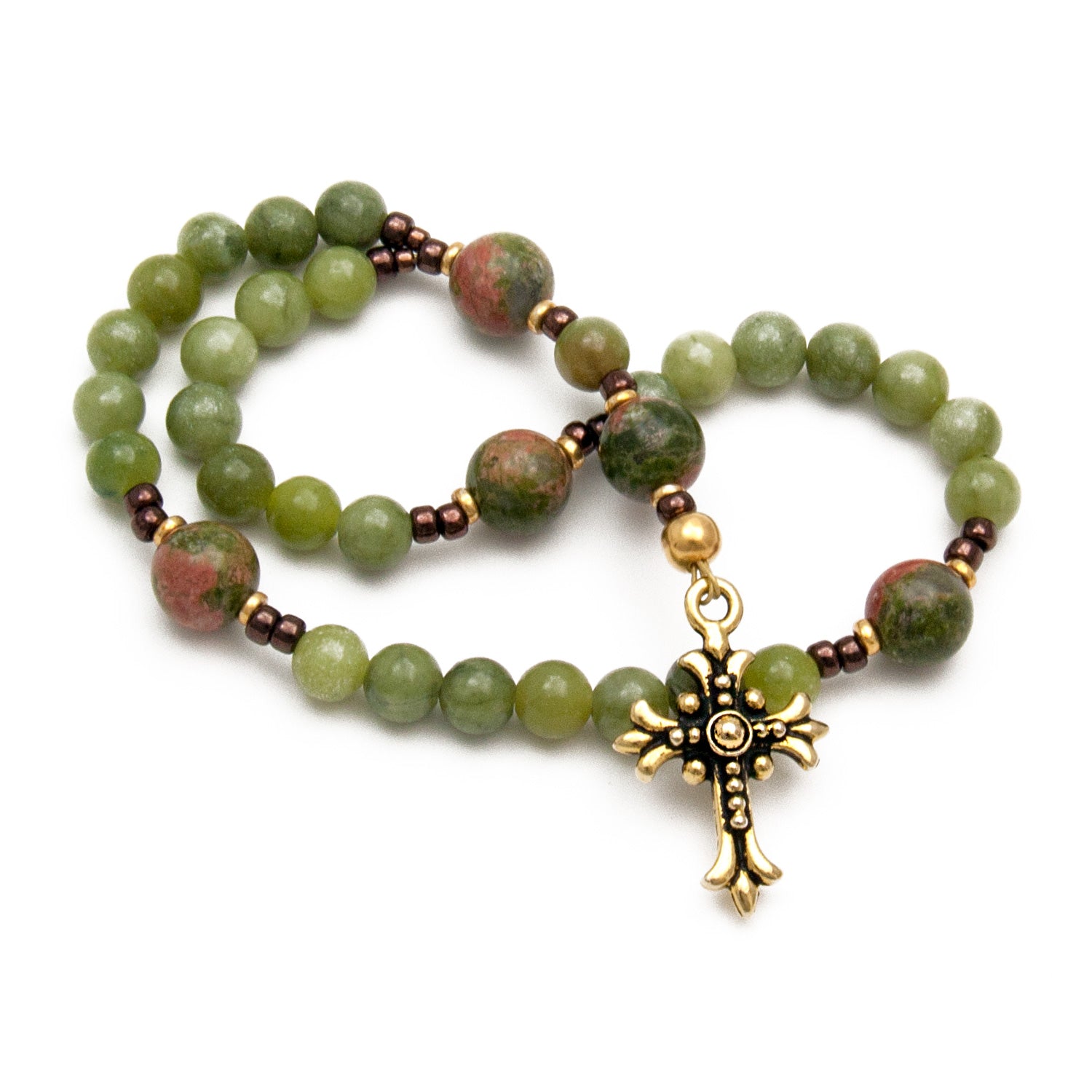 Jade Anglican Prayer Beads1