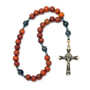 Redwood & Jasper Prayer Beads (8MM)