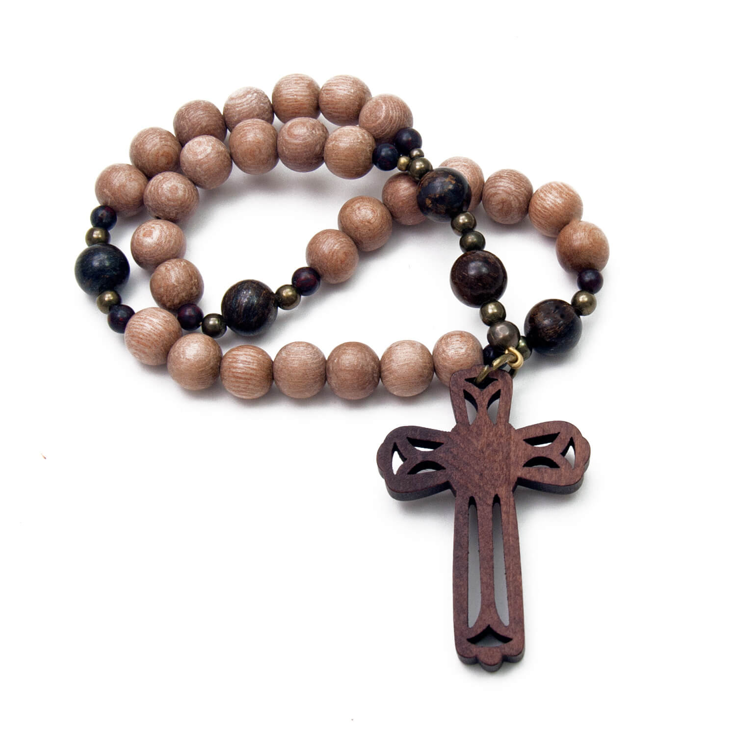 Rosewood Anglican Prayer Beads (8MM)