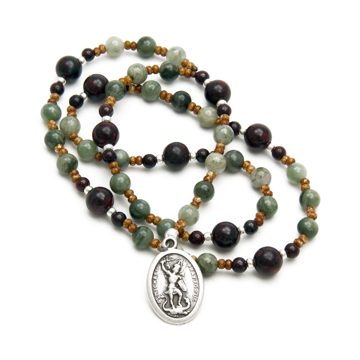 Chaplet of St. Michael Rosary - Jasper